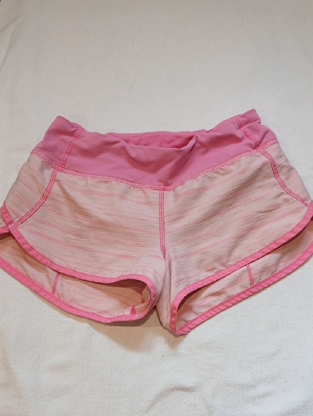 lululemon athletica Pink Two-Tone Athletic Shorts